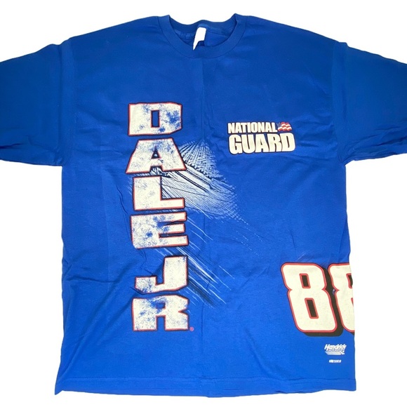 Dale Earnhardt Jr 88 Hendrick Motorsports T-Shirt NASCAR National Guard - Picture 1 of 6